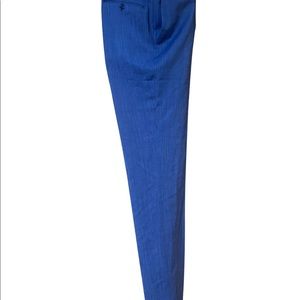 Canali Tesseto Blue Dress Pants Size 34